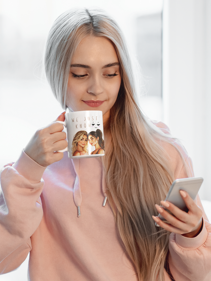 Cute sibling mugs
